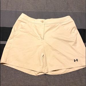 Under Armour khaki shorts. Size 12